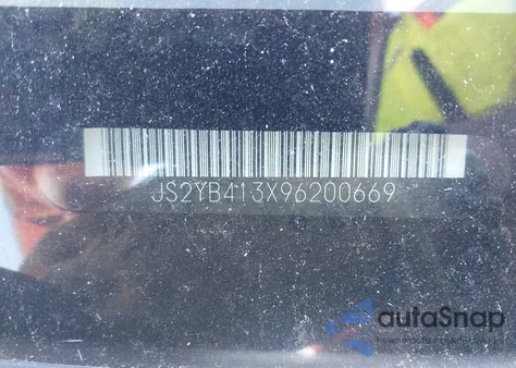 2009 Suzuki Sx4 Technology z USA, uszkodzony, nr VIN JS2YB413X96200669